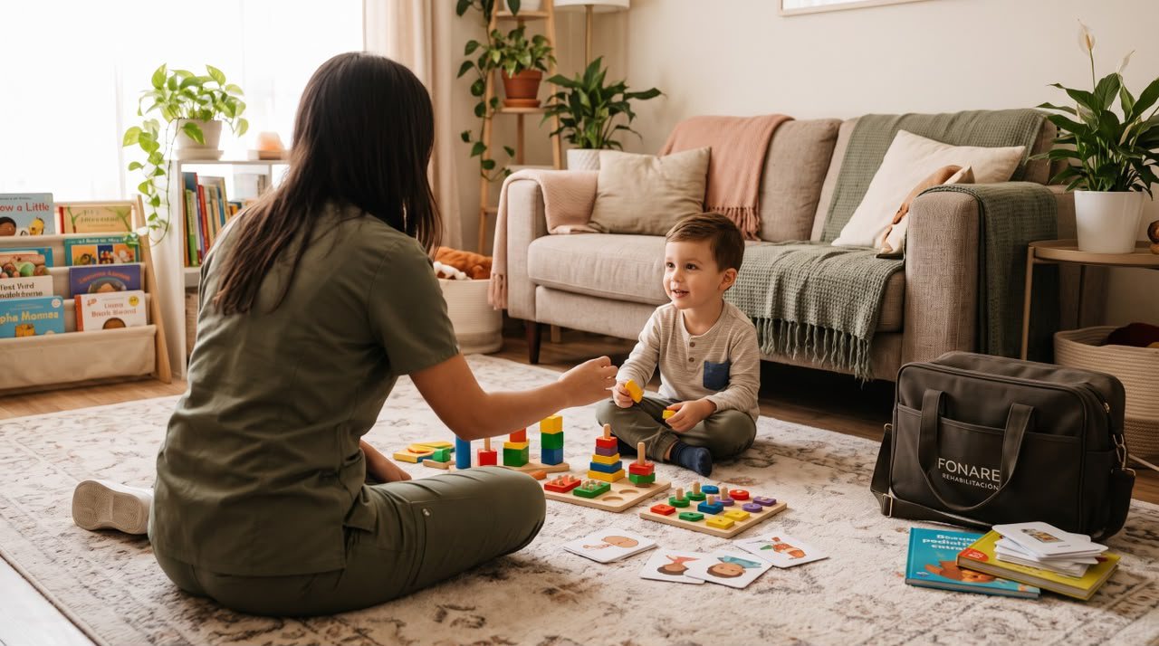 Sesión de estimulación infantil a domicilio